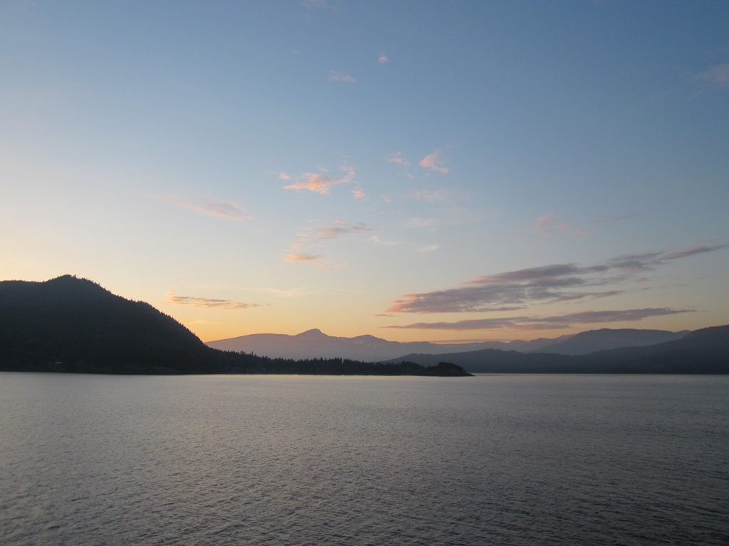 Sunset from the Ferry 2 by pamelaf