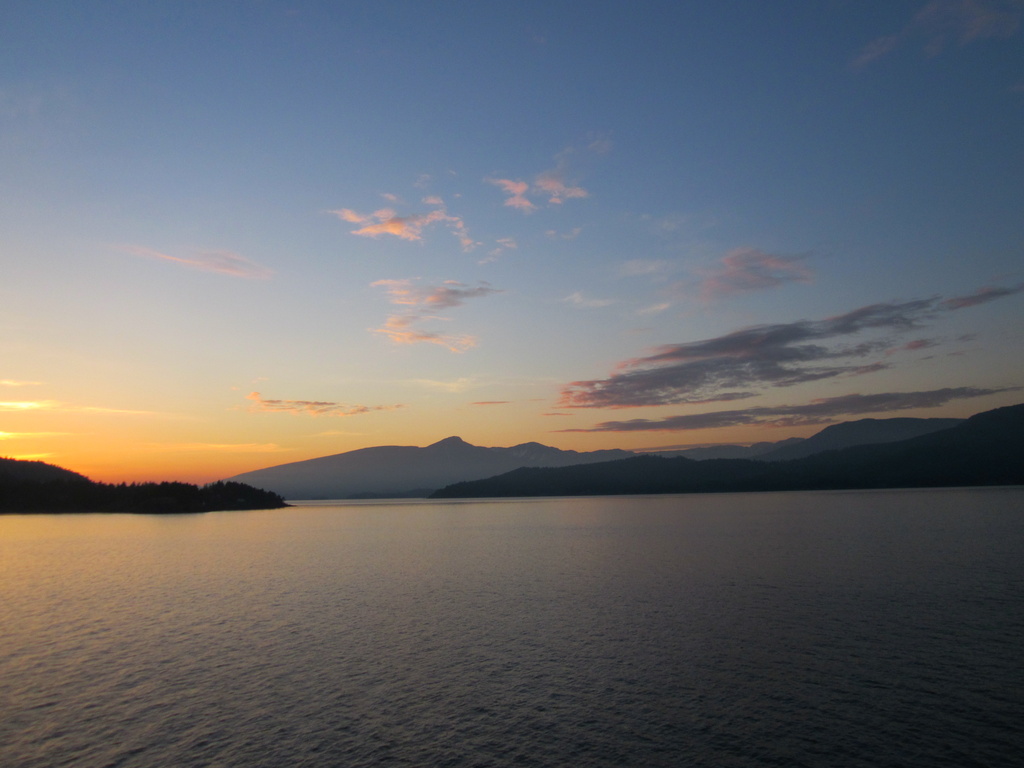 Sunset from the Ferry 3 by pamelaf