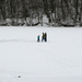 People out on the lake by mittens