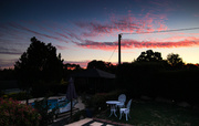 4th Mar 2014 - backyard sunset