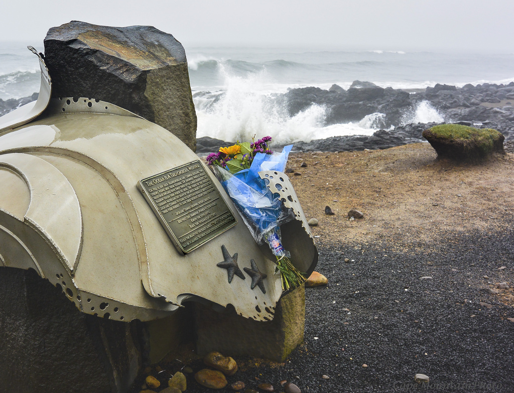 Memorial to Boys Swept Out To Sea by jgpittenger