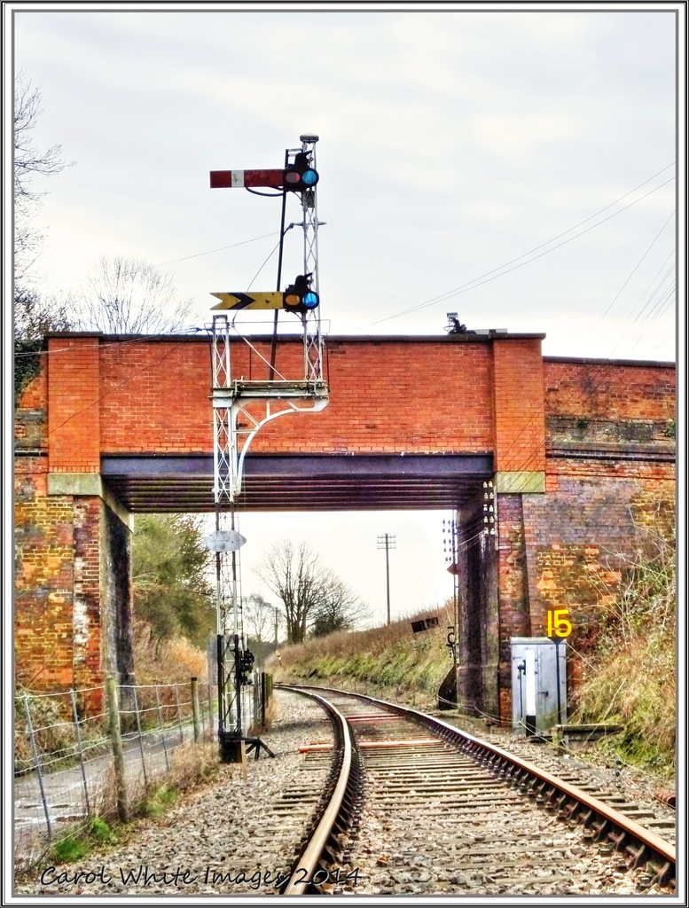 Signals At Brampton Halt Station by carolmw
