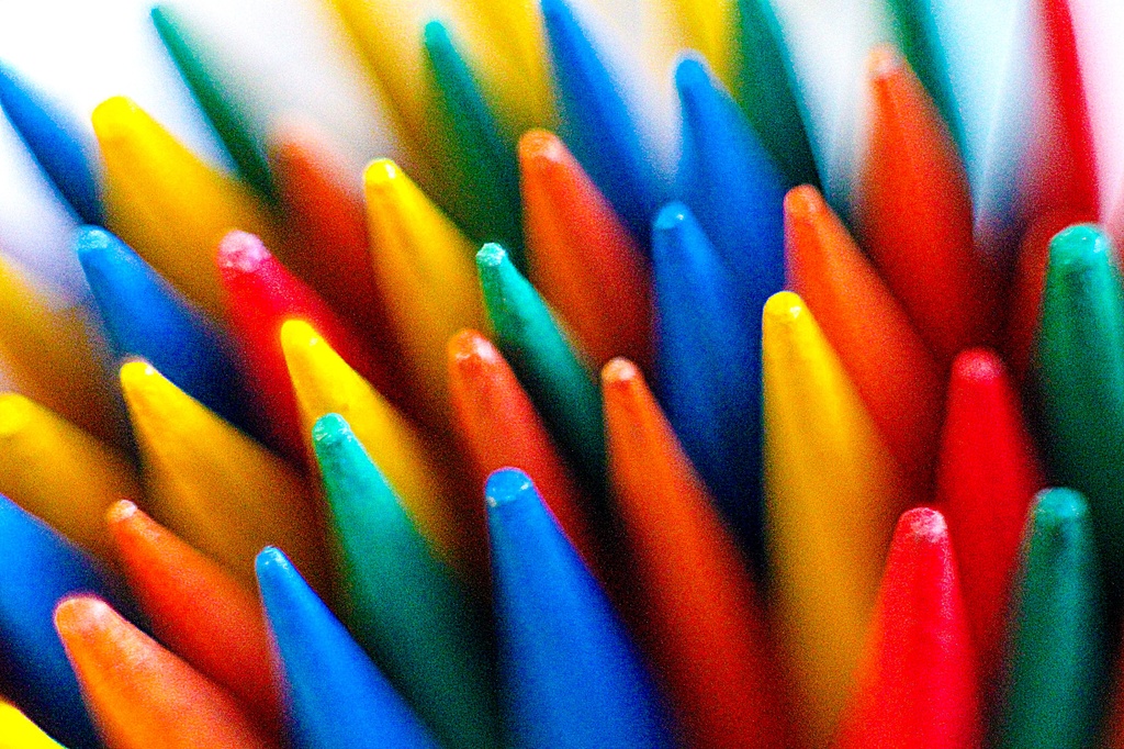 Colored Toothpicks by judyc57