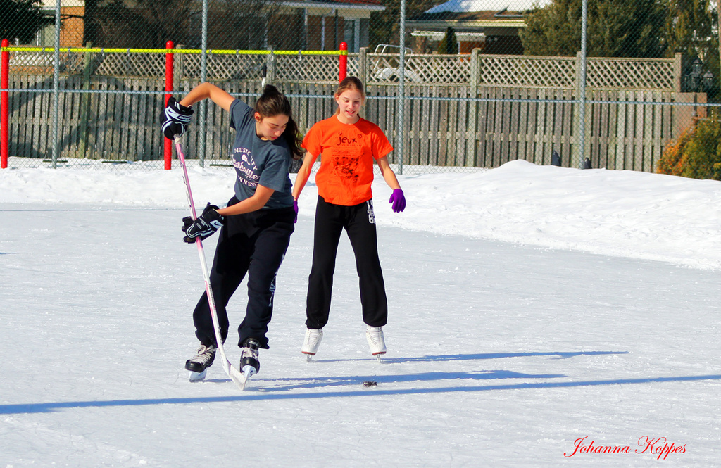 Our girls Rock.They don't even wear coats in the winter to play outside. by hellie