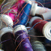 Coloured mess inside the yarn box by justaspark