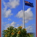 Flag & sunflowers by julzmaioro