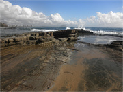 18th Mar 2014 - The rocks on the beach @ Mooloolaba