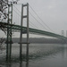 Tacoma Narrows Bridge - In The Mist by byrdlip