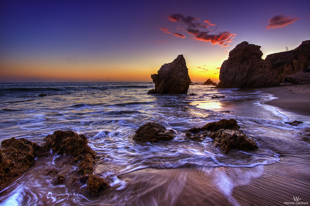 El Matador Beach Sunset by exposure4u