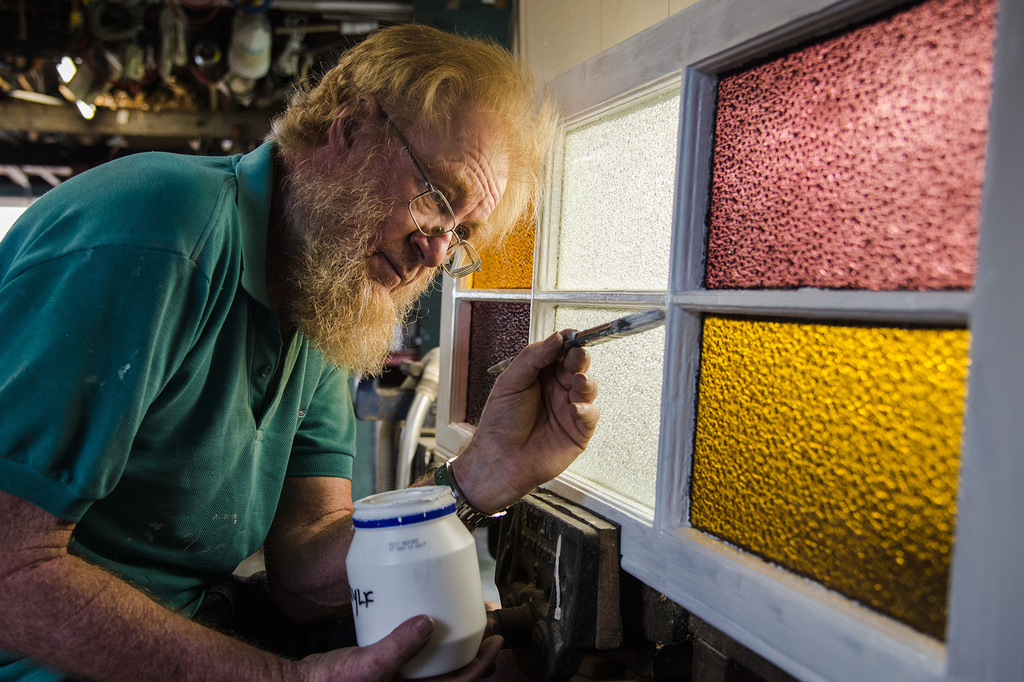 John painting a window by jeneurell