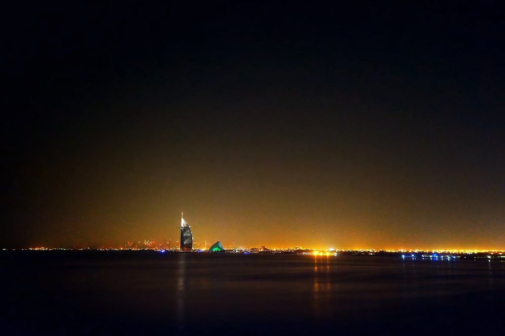 Burj al Arab by night by cocobella