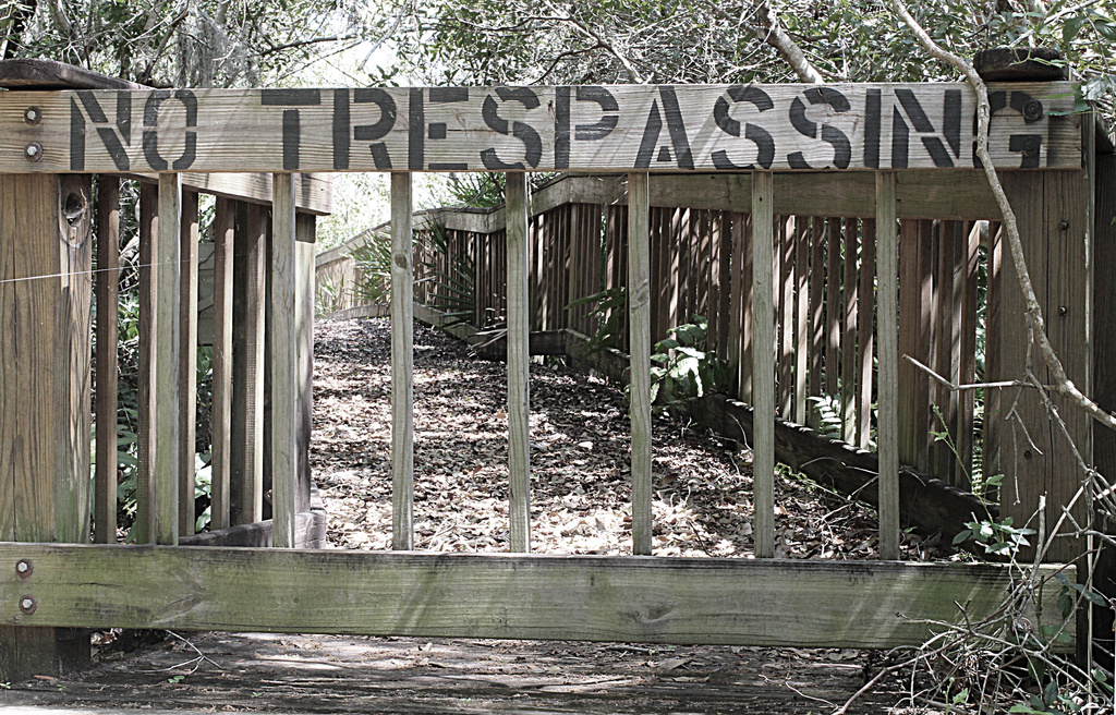 No Trespassing by hondo