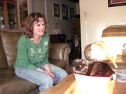 21st Mar 2014 - My friend Sherry and her cat, Amore