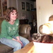 My friend Sherry and her cat, Amore by julie