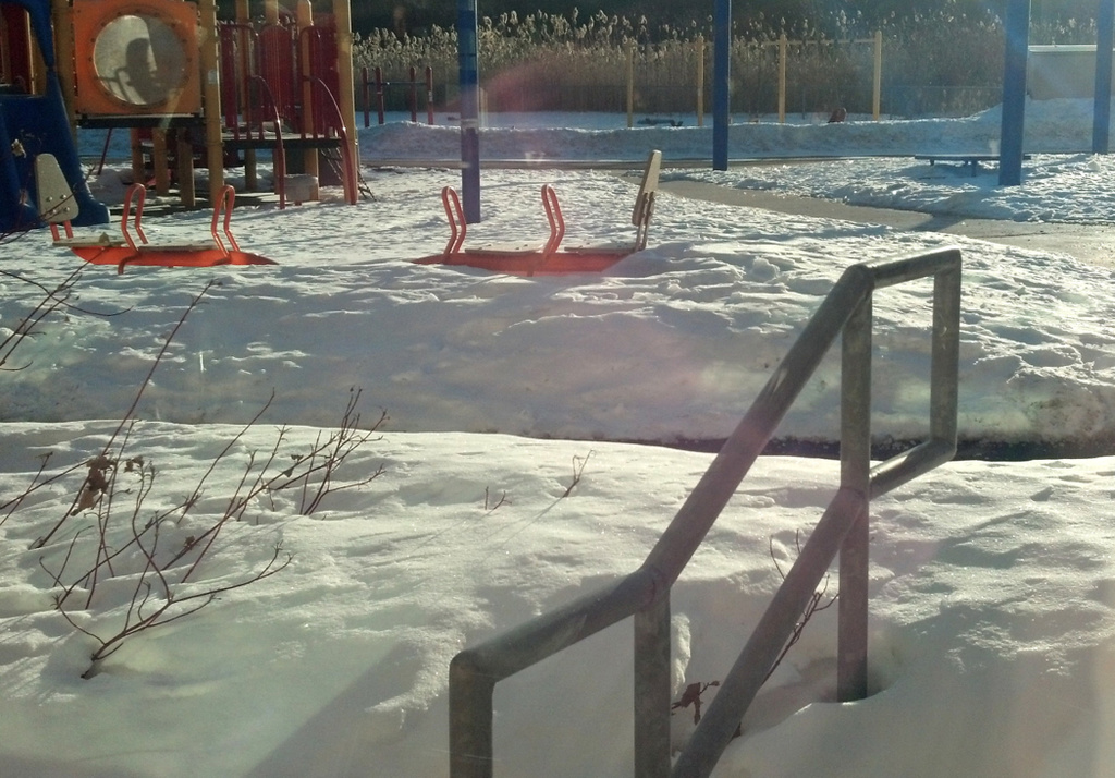 Playground in the snow by houser934