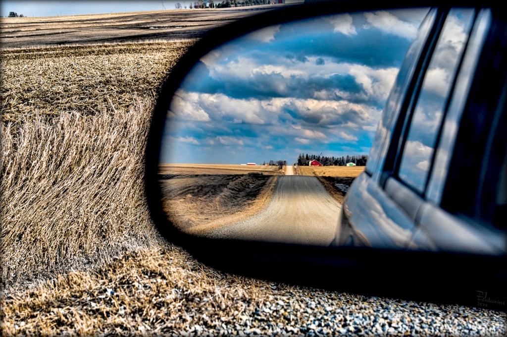 Got One Eye on the Rearview Mirror by bluemoon