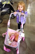 22nd Mar 2014 - Pushing her own cart