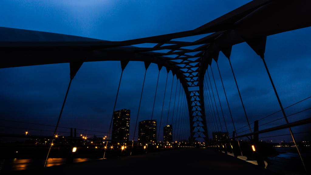 blue hour bridge by northy
