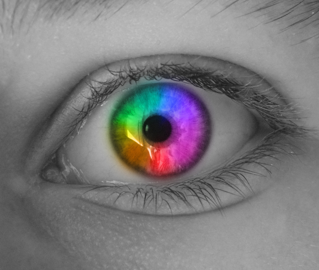 Rainbow Eye! by justaspark