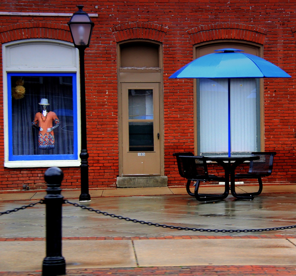 Under The Blue Umbrella by digitalrn