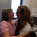 Saying bye to the dr's head nurse by prn
