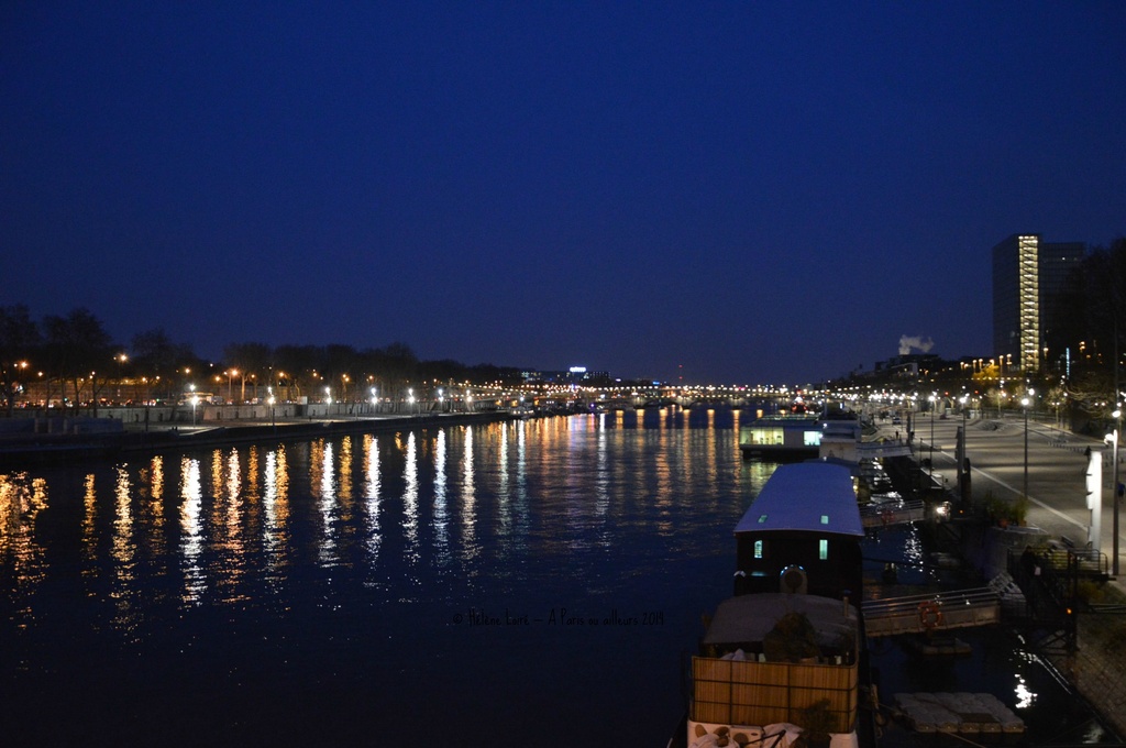 Seine by night by parisouailleurs