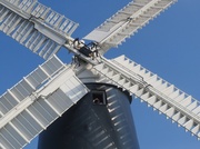 1st Apr 2014 - Son Chris snapping away from the top of the mill.