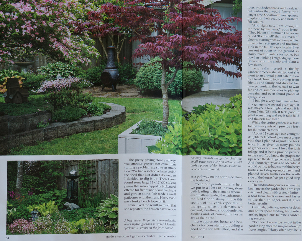 My Mom is in a Garden Magazine by kwind
