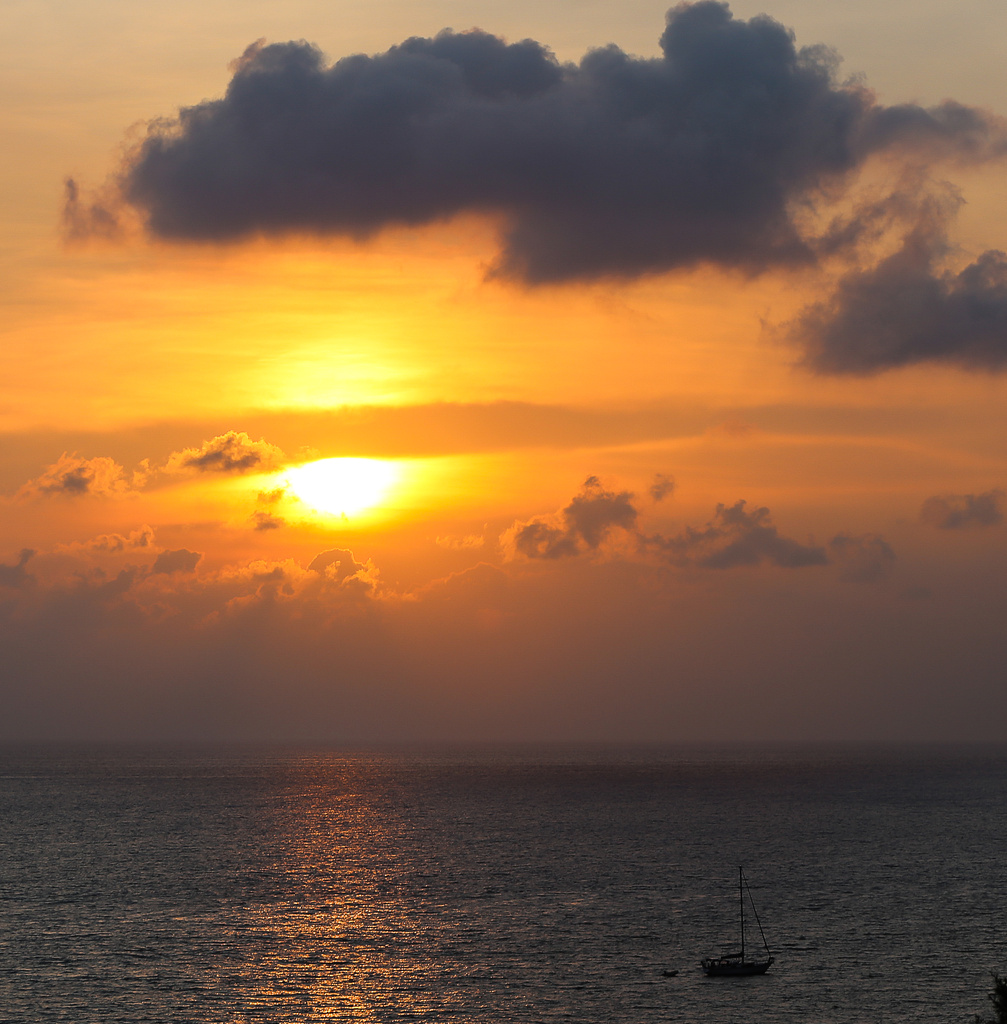 Patong sunset by abhijit