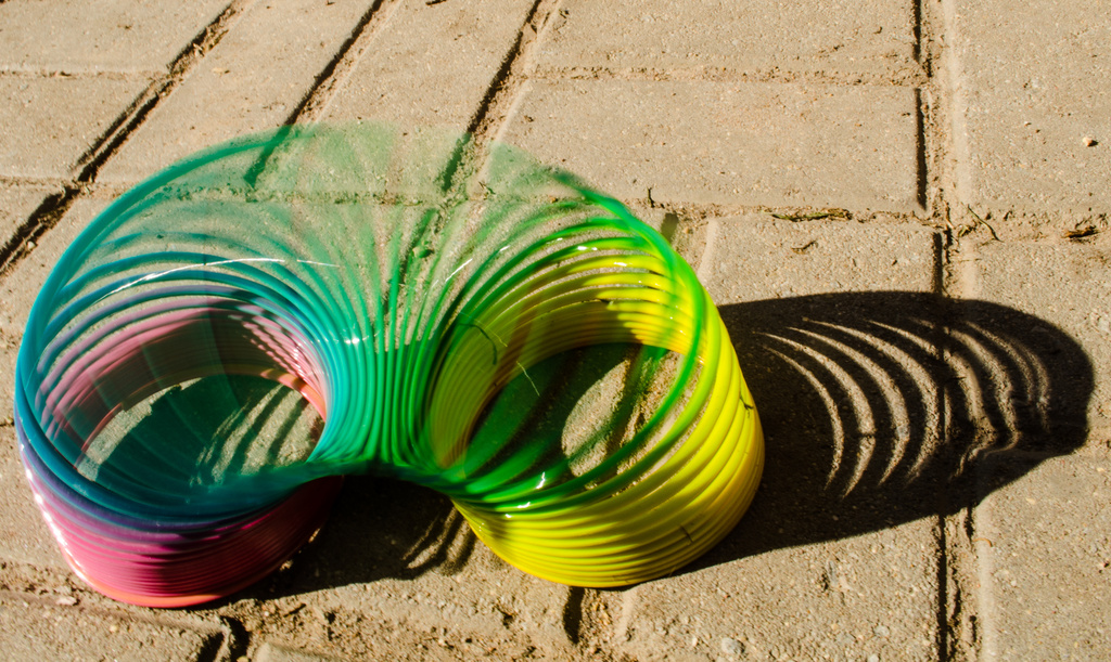 Playing with a Slinky by salza