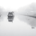 Misty morning at Marsworth 4 : On the canal by dulciknit