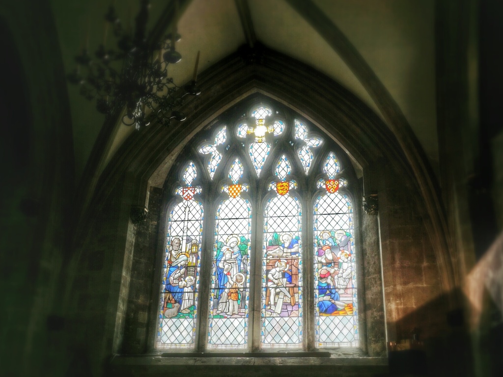 Stained Glass Window - Bristol Cathedral by mattjcuk