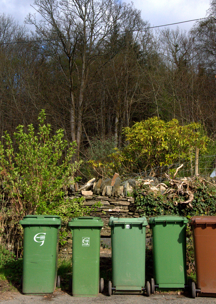 The green bins by overalvandaan