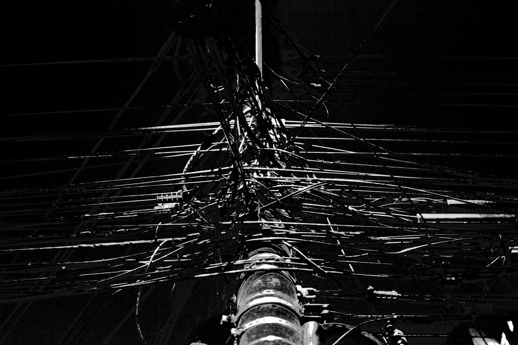Wires in the Night by jyokota