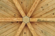 15th Apr 2014 - Abstract picnic shelter ceiling