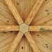 Abstract picnic shelter ceiling by mittens