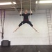 Angry Splits on the Trapeze  by annymalla