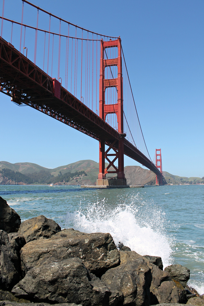 Under the Golden Gate Bridge by lauriehiggins
