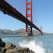 Under the Golden Gate Bridge by lauriehiggins