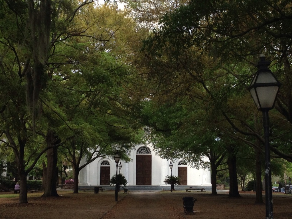 Church and Wraggborough Square, Historic District, Charleston, SC by congaree