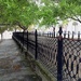 Iron fence, Wraggborough Square, Charleston, SC by congaree