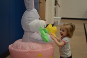 19th Apr 2014 - The closest we are going to get to a picture with the Easter Bunny this year