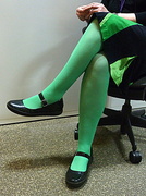22nd Apr 2014 - Jane's green tights