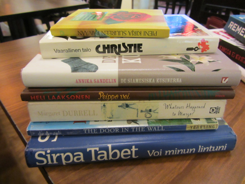 Books on the table IMG_2587 by annelis