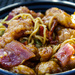 (Day 69) - Orange Chicken with Bacon by cjphoto