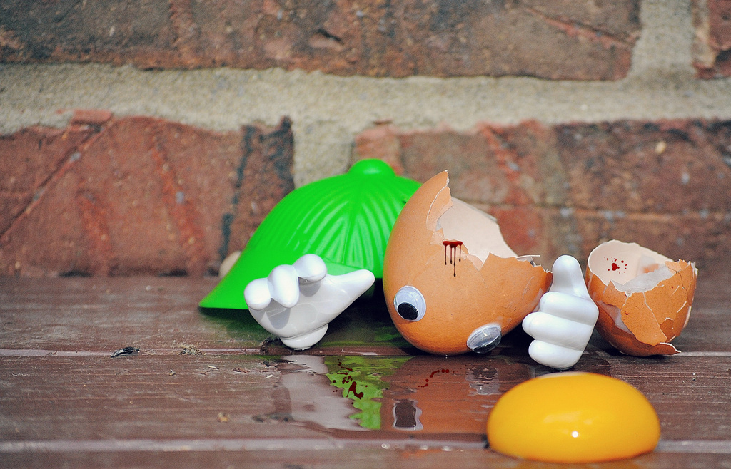 Oh No, Not Humpty...He was Such a Good Egg! by alophoto