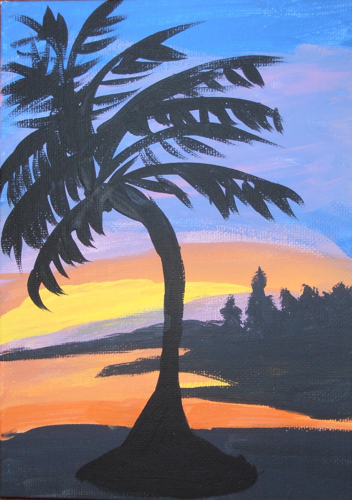 Sunset Painting by julie