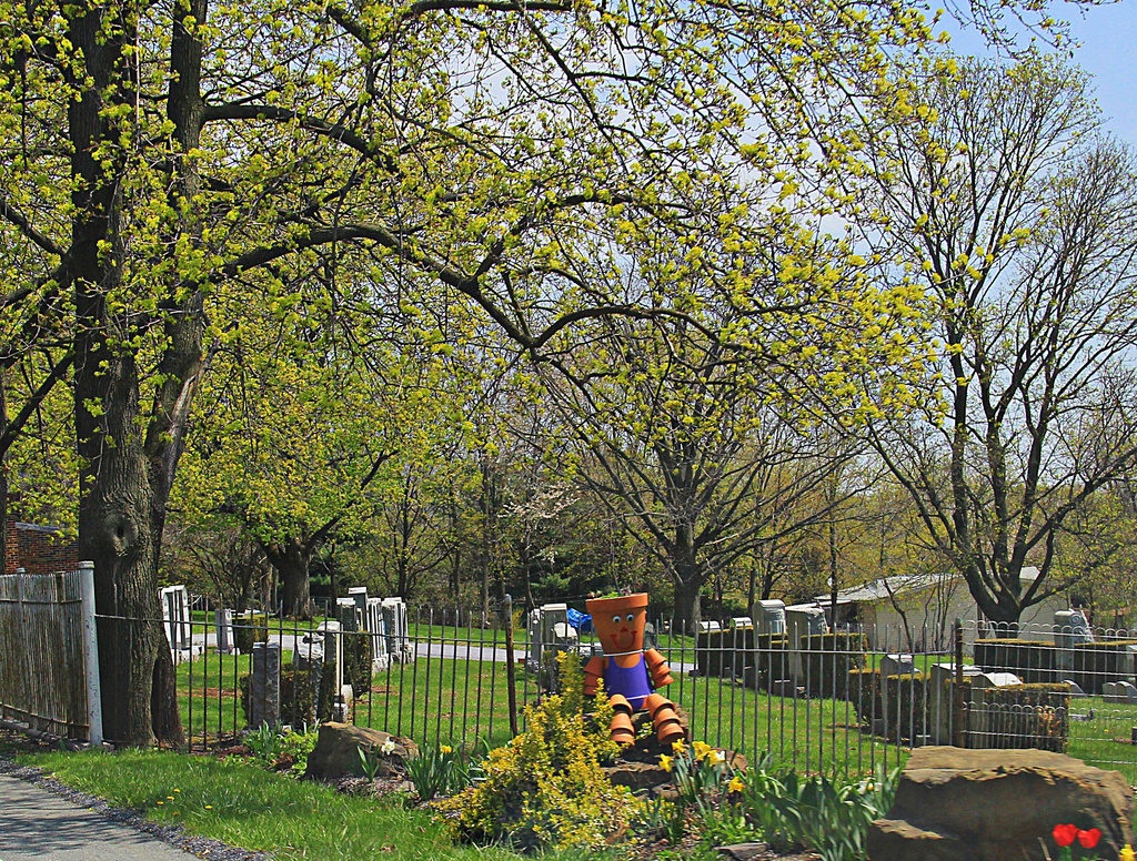 Cemetery Sitting by digitalrn