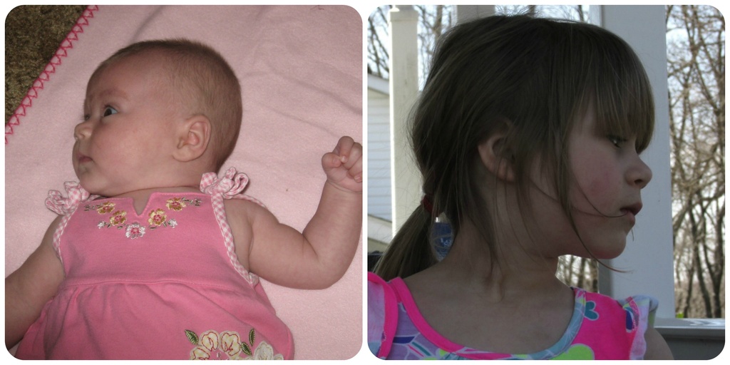 My granddaughter, then and now by mittens