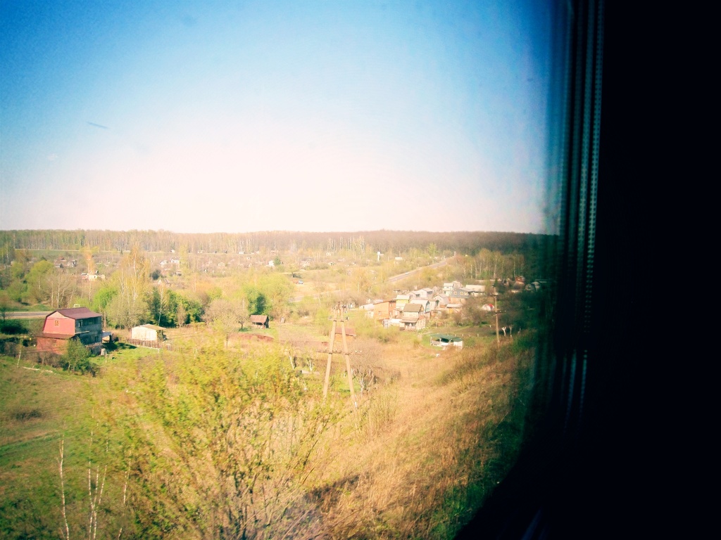 Russian train window by inspirare